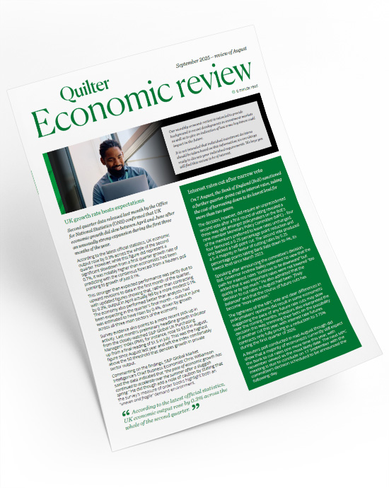 Economic review monthly newsletter cover