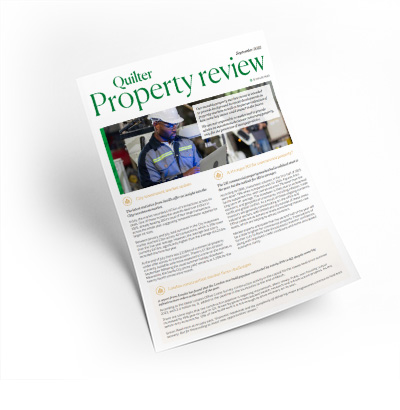 Property review monthly newsletter cover