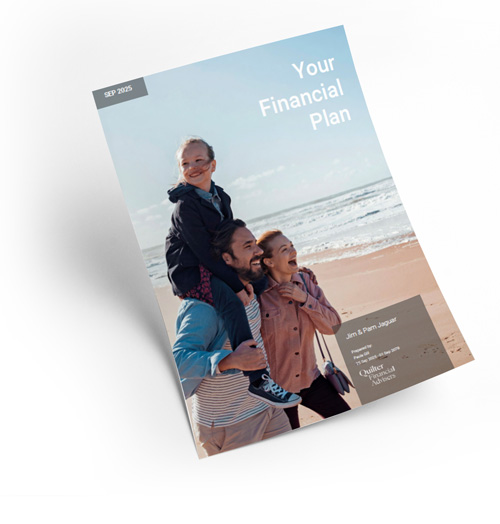 Cover of a cashflow modelling example report