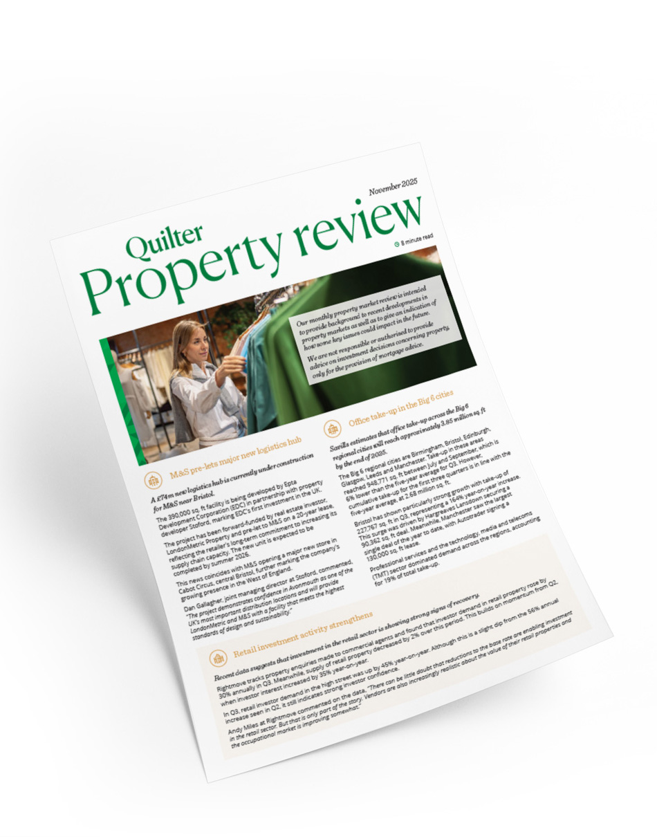 Property review monthly newsletter cover