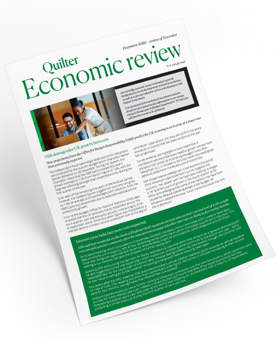 Economic review monthly newsletter cover