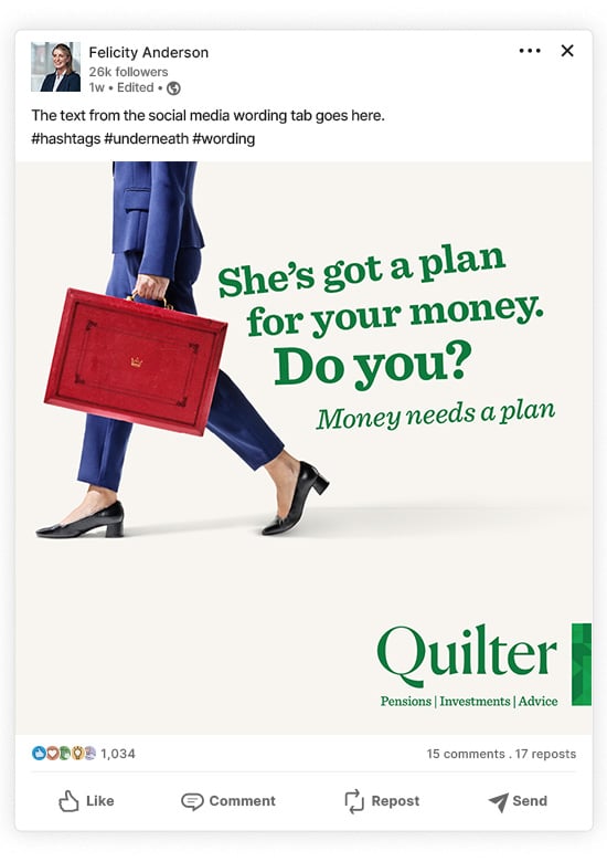 Autumn Budget 2024 social media graphic