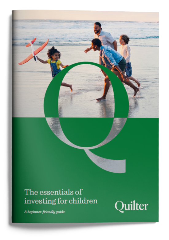 Cover image of the essentials of investing for children brochure