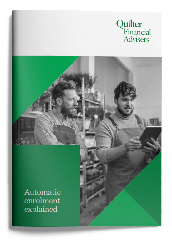 Cover image of automatic enrolment explained brochure