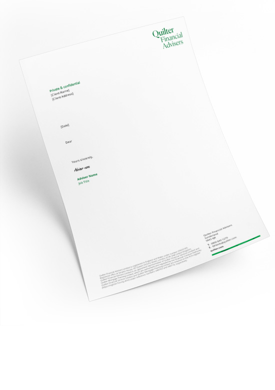 Image of letterhead template